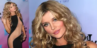 Joanna Krupa Kenakan Gaun Terbuka di Pre Grammy Party 2014