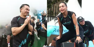 Joe Taslim & Denada Bugar Bersama Masyarakat di CFD Jakarta