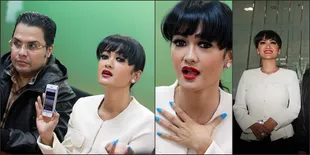 Julia Perez Datangi Komisi Yudisial Terkait Bukti Transfer Palsu