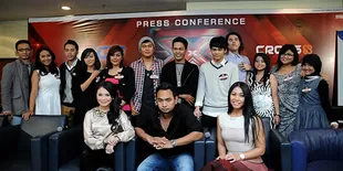 Juri dan Peserta Preskon Acara The X Factor