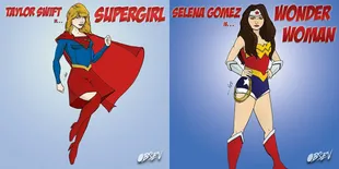 Kala Taylor Swift Dkk Jadi Superhero dan Penjahat, Seperti Apa?