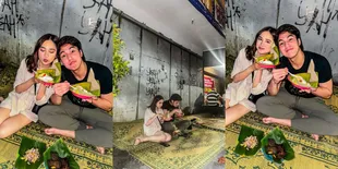 Kapal Makin Ngebut, 10 Potret Gaya Pacaran El Rumi dan Syifa Hadju - Sederhana Makan Nasi Liwet di Pinggir Jalan