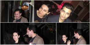Kareena Tak Ada, Karisma Kapoor Pesta Bareng Saif Ali Khan
