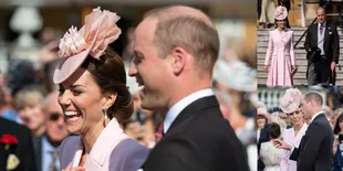 Kate Middleton - Pangeran William Tampil Serasi di Garden Party