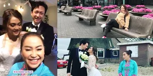 Ke Belanda, Seperti Ini Potret Kocak Mpok Alpa Hadir di Pernikahan Rina Nose