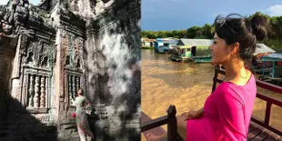 Ke Kamboja, Farah Quinn Wisata Kuliner & Kunjungi Angkor Wat