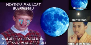 Kecewa Blue Moon Tak Muncul? Meme-Meme Ini Bakal Menghiburmu