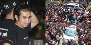 Kedatangan Jenazah Olga Syahputra Disambut Ricuh Ratusan Orang