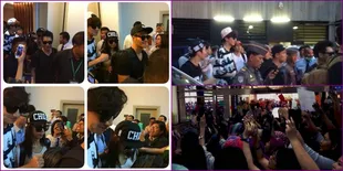 Kehebohan Fans di Bandara Soekarno Hatta Sambut Running Man