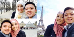 Keliling Dunia, Anak & Menantu Cantik Aa Gym Jalan-Jalan Romantis