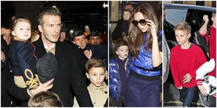Keluarga Beckham Fashionable di Ulang Tahun Cruz Beckham