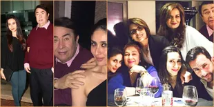 Keluarga Kompak, Kareena dan Karisma Rayakan Ultah Sang Ayah