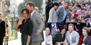 Kemesraan Meghan Markle - Pangeran Harry Saat Kunjungi Sussex