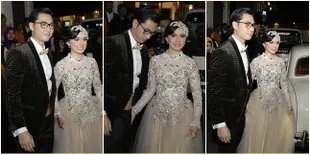 Kemesraan Mewah Romantis Nycta Gina - Rizky Kinos di Resepsi!