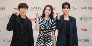 Potret Pemain 'ADAMAS' Saat Prescon, Ji Sung yang Perankan si Kembar dengan Sempurna - Seo Ji Hye Jadi Menantu Chaebol