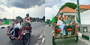 Kencan Romantis, 8 Potret Tissa Biani & Dul Jaelani Naik Becak Motor Keliling Jogja