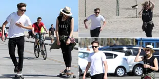 Kencan Seksi Chloe Moretz - Brooklyn Beckham di Atas Skateboard