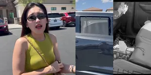 Kerampokan di Amerika, Potret Ayu Ting Ting Lapor ke Polisi Las Vegas - Kaca Mobil Dibobol Maling