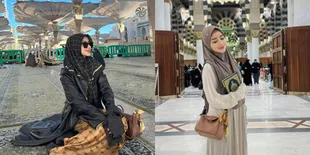 Kerap Tampil Terbuka Saat Manggung, 8 Potret Ghea Youbi Umrah - Netizen Ingatkan Soal Aurat