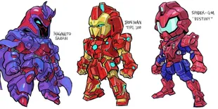 Ketika Gundam Bergabung Dengan Superhero Marvel, Super Epic!