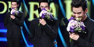 Kim Soo Hyun Rayakan Kemenangan di SDA 2014