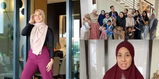 Kini Berhijab, 8 Potret Tya Ariestya Belajar Pakai Kerudung Panjang Menutup Dada - Pesona Cantik Curi Perhatian