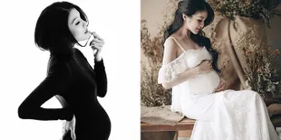 Klasik, Sandra Dewi Secantik Goddess di Maternity Shoot 7 Bulanan