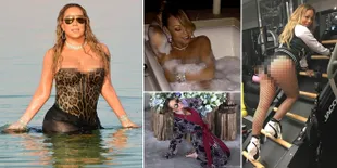 Kocak! Foto-Foto Ini Bukti Mariah Carey Lebay & Serba Glamor
