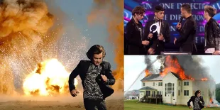 Kocaknya Gaya Kebelet Harry Styles di Brits Awards