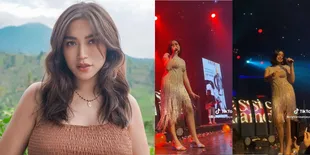 Konser di Papua, Ini Potret Jessica Iskandar Nyanyi dan Disawer Ratusan Ribu Sampai Dikalungin - Tampil Cantik Banjir Pujian