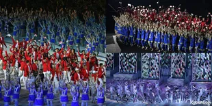 Konvoi Atlet dan Musisi Kece Meriahkan Opening Asian Games 2018!