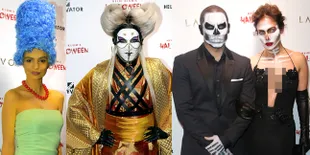 Kostum Unik di Pesta Halloween Heidi Klum, Bikin Geleng Kepala