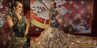 Kostum Unik Syahrini di SCTV Awards 2013 - 30 Kg