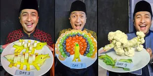 Kreatif Banget! Irfan Hakim Sulap Buah dan Sayur Menjadi Berbagai Bentuk Hewan, Dari Kura-Kura Hingga Merak!