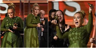 Kronologi Adele Patahkan Piala Grammy, 'Dibagi' Dengan Beyonce