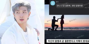 Kronologi Awal Mula Rumor RM BTS Mau Nikah dengan Cewek dari Keluarga Kaya, Sudah Dibantah Oleh Big Hit