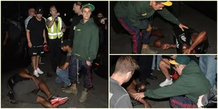 Kronologi Justin Bieber Tabrak Paparazzi Saat Pulang Dari Gereja