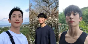 Kumpulan Foto Selfie Ganteng Jung Hae In di Alam Terbuka, Bikin Halu Berasa Diajak Healing Jalan-Jalan Santai