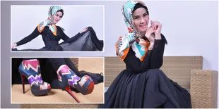 Lady in Black - Potret Cantiknya Angel Lelga Dalam Dress Hitam