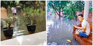 Lagi dan Lagi, Seperti Ini 6 Potret Rumah Roy Marten yang Kembali Terkena Banjir