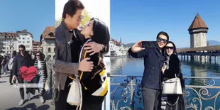 Lanjut Jalan di Swiss, Syahrini Peluk Reino dan Pamer View Kamar