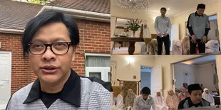Lebaran di Inggris, Ini 8 Potret Armannd Maulana Jadi Imam Salat Ied Warga Kedutaan Besar Indonesia