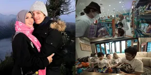 Lepas Kangen Pasca Ditinggal Liburan ke Dubai, Ini 9 Potret Keseruan Atta Halilintar dan Aurel Hermansyah Momong Arsy - Arsya