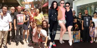 Liburan, Ahmad Dhani dan Mulan Jameela Bertemu Sahabat di Penang