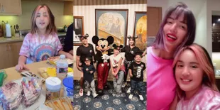 Liburan di Amerika, 11 Potret Mikhayla Anak Nia Ramadhani yang Kini Berkumpul Lagi dengan Kedua Orangtua - Tersenyum Bahagia Peluk dan Cium Sang Bunda