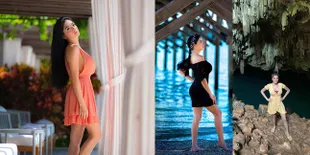 Liburan di Labuan Bajo, Angel Karamoy Nikmati Alam Cantik dan Tak Takut Berenang di Dalam Goa