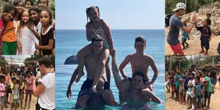 Liburan di Sumba, Keluarga Beckham Lakukan Kegiatan Sosial