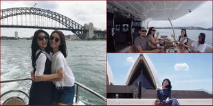Liburan ke Australia, Citra Kirana Naik Yacht - Nonton Coldplay