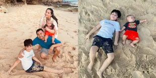 Liburan ke Bali, Intip Potret Seru Baby Rayyanza Anak Raffi Ahmad dan Nagita Slavina Asyik Rebahan di Pasir Pantai -  Bikin Gemes