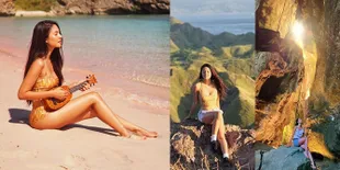 Liburan ke NTT, Aurelie Moeremans Cantik Berbikini Nikmati Hari